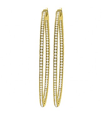 MILGRAIN RD HOOPS 48MM