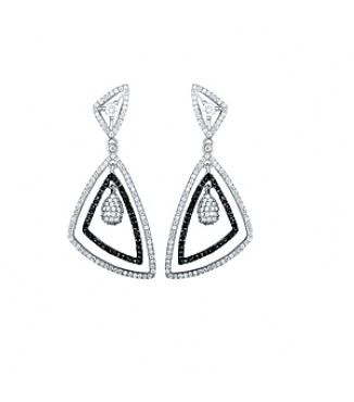 B/W FASHION EARRING