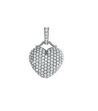 LARGE PAVE HEART