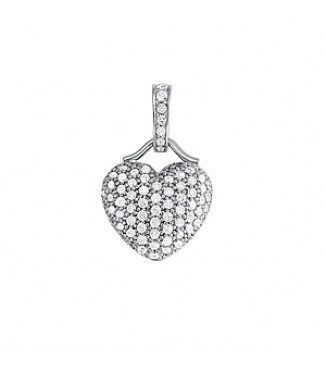SMALL PAVE HEART