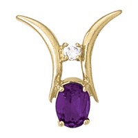 8X6 OVAL COLOR PEND