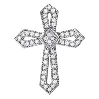 1/2CT TW DIA CROSS    *Q1