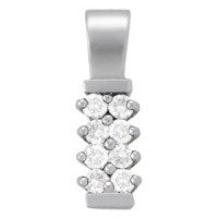 2 ROW CLUSTER PENDANT