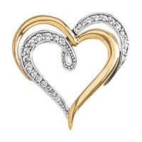 OVERLAPPING HEART PEND.