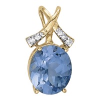 14x10 Oval color pendant