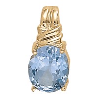 11x9 oval color pendant