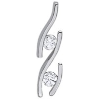 1/3 Ct tw in line pendant