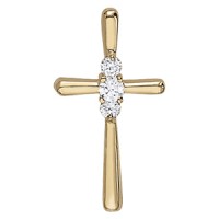 1/5 Ct tw dia cross