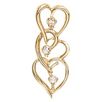 1/20 Ct tw dia heart