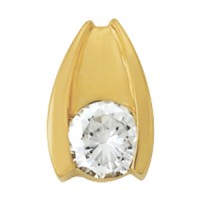 Single stone pendant