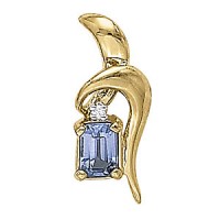 8x6 Oval color pendant