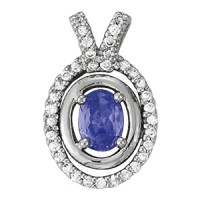 7X5 Oval color pendant