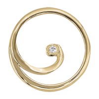 NEW! SINGLE-ST FANCY CIRCLE PEND