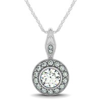 NEW! 1/6 CTTW FASH BEZEL PEND