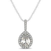 NEW! 6x4 Pear shape pendant