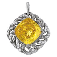 12 MM CUSHION PENDANT