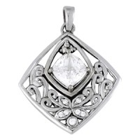 7 MM CUSHION FASHION PENDANT