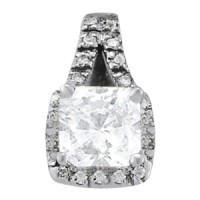 4.5MM PRINCESS CUT PENDANT