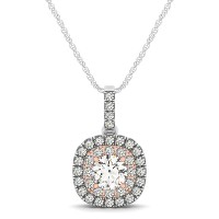 ROUND CENTER; CUSHION HALO