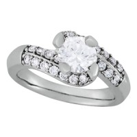 NEW ! Dia engagement remount ring
