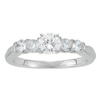 NEW! Bridal set 3/8 ct tw semimount