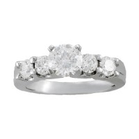 RIDGED ENGAGEMENT RING