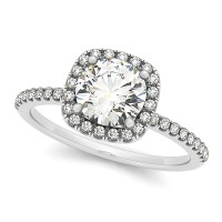CUSHION HALO; ROUND CENTER