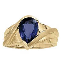 9X6 PEAR RING