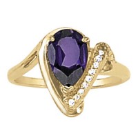 9X6 PEAR RING