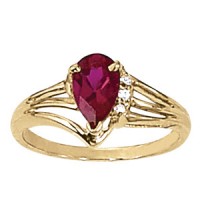 8X5 PEAR RING
