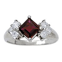 SQUARE STONE RING