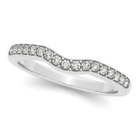 Prong Set Wedding Band