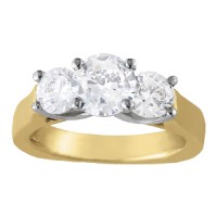 NEW! TT 3-STONE WED BAND