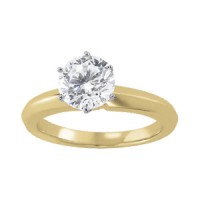 NEW! 6 Prong solitaire two/tone