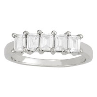 5 STONE EMERALD BAND