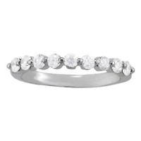 9 STONE SINGLE SHARED PRONG BA