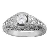 NEW 250 MILLGRAIN/FILIGREE RING