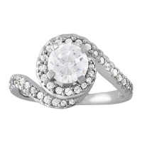 SWIRL ENGAGEMENT RING