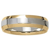 6 .0 mm Two-Tone Comfort Fit Band