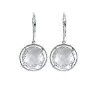 WHITE TOPAZ EARRINGS