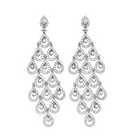 CZ CHANDELIER EARRING