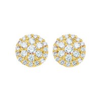 SM CZ CLUSTER STUD