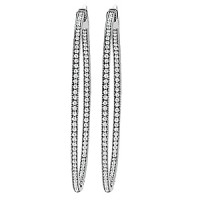 MILGRAIN RD HOOPS 48MM