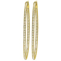 MILGRAIN RD HOOPS 48MM