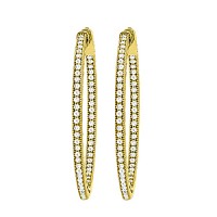 MILGRAIN RD HOOPS 34MM